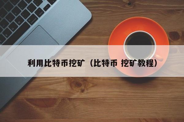 利用比特币挖矿(比特币 挖矿教程)