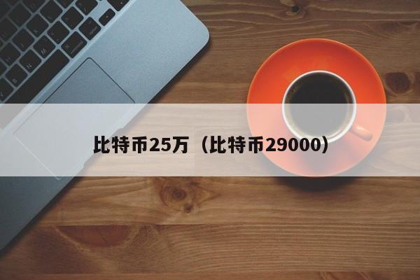 比特币25万(比特币29000)