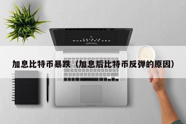 加息比特币暴跌(加息后比特币反弹的原因)